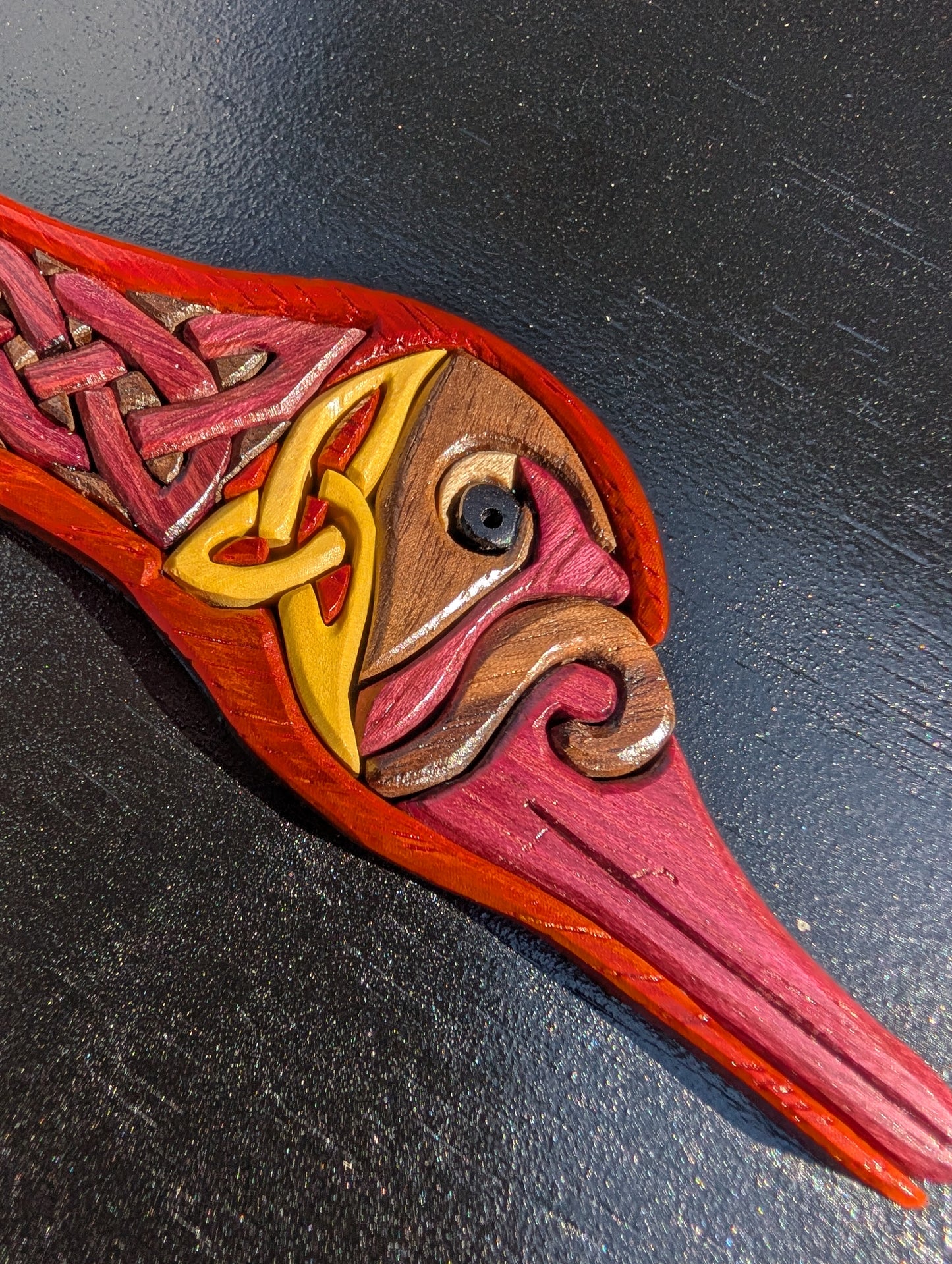 Goderich Celtic Roots Festival 2025 'Celtic Goose Taking Flight' Intarsia Artwork