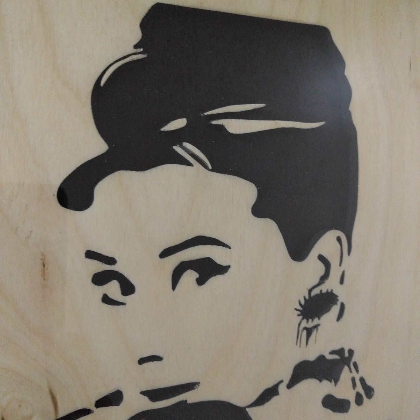 Scrollsaw Artwork - Audrey Hepburn