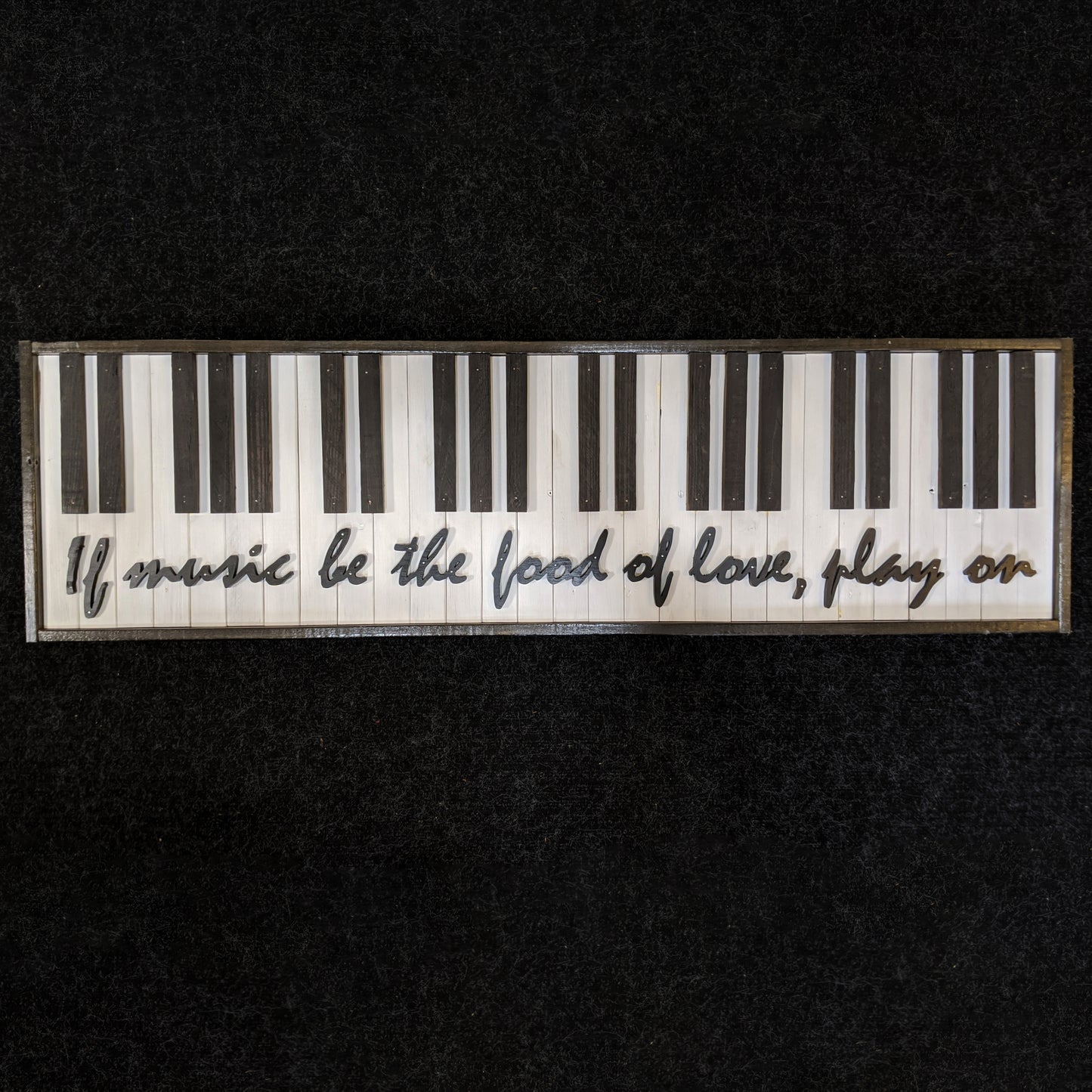 Reclaimed one-of-a-kind wooden piano artwork