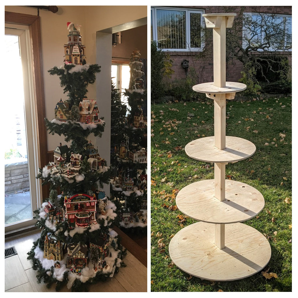 Christmas Village Display Tree