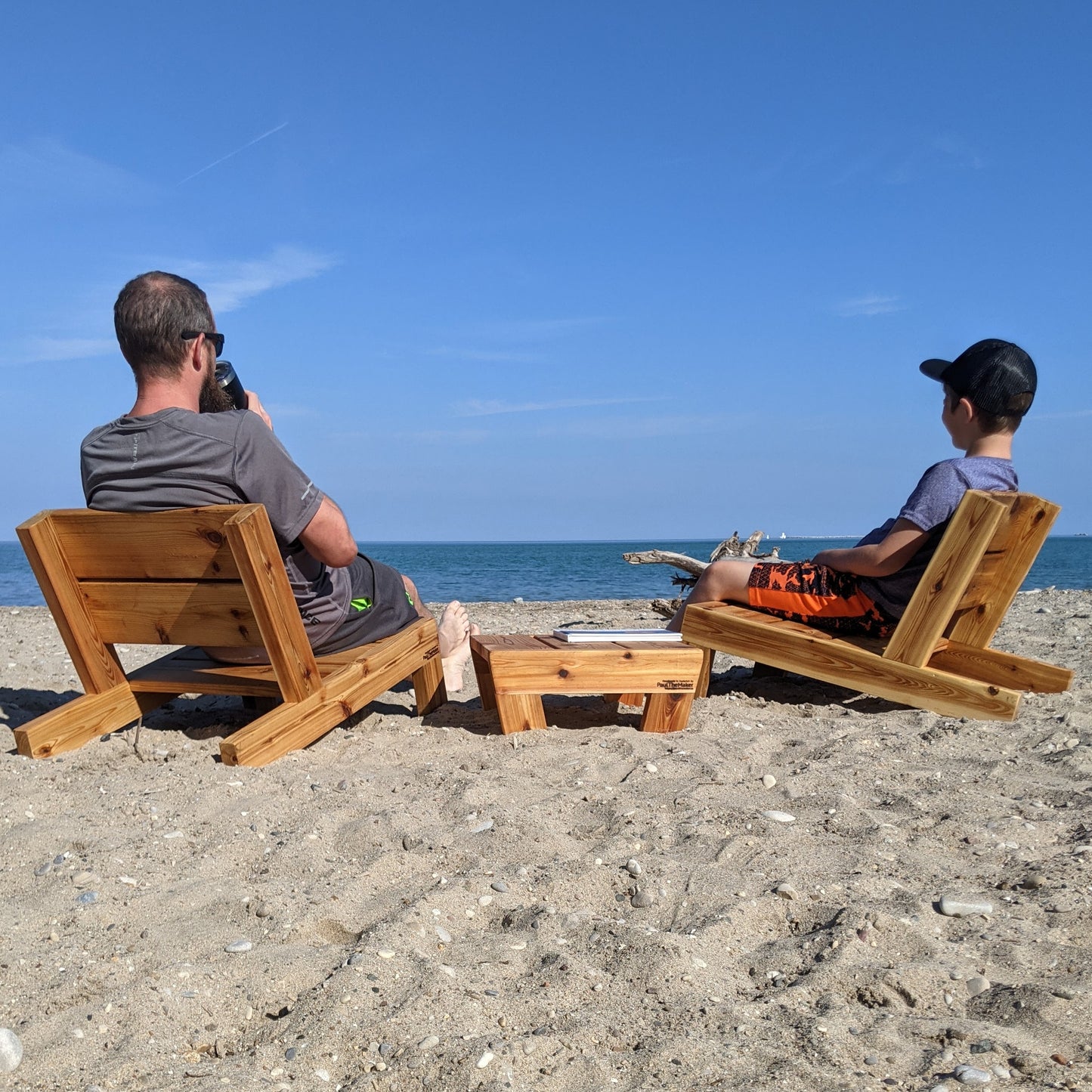 Goderich Sunset Beach Chair and Table Set