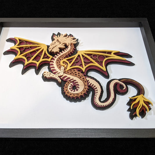 "Scrolerth, The Fire Tail" Dragon Artwork