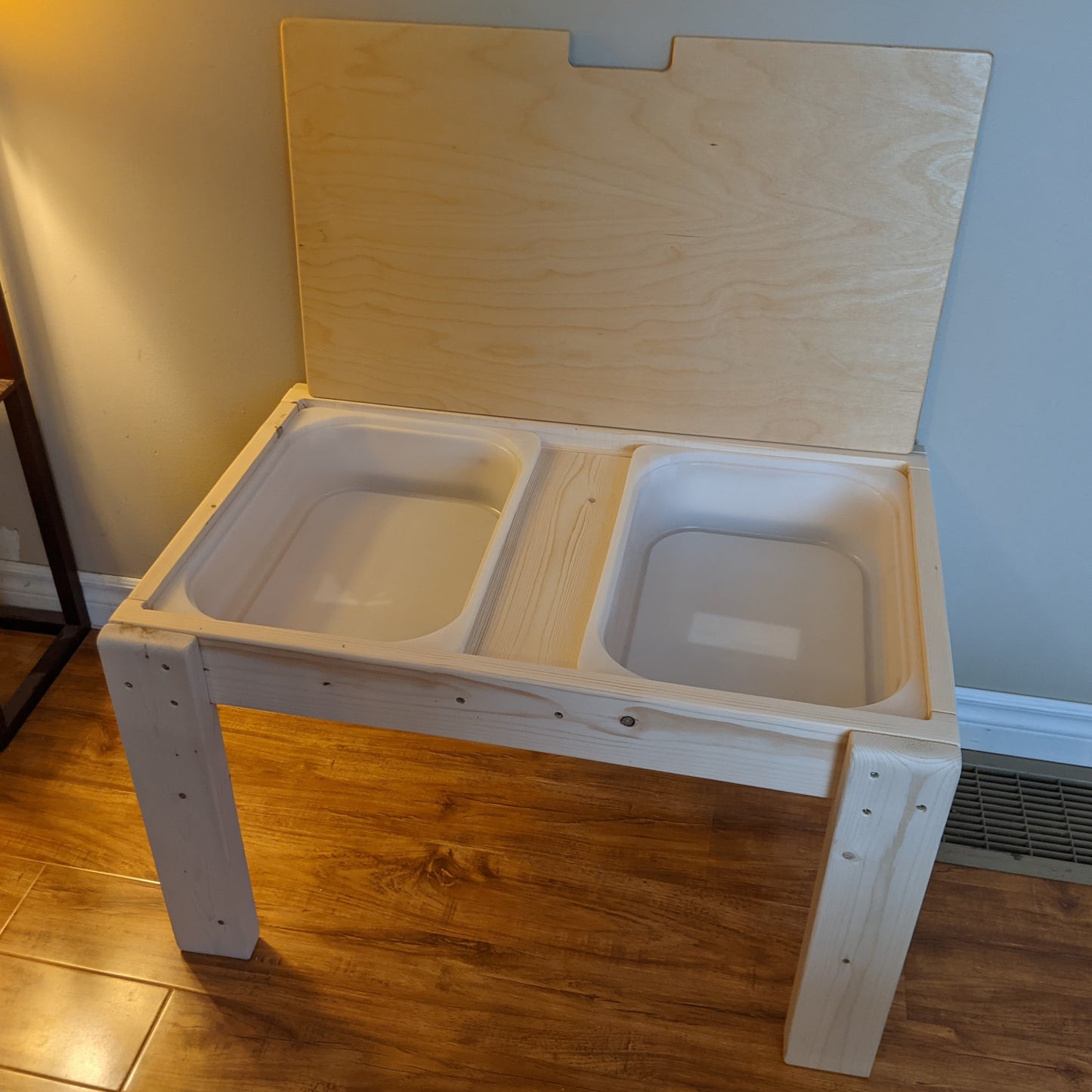 Indoor Dual Bin Sensory Table