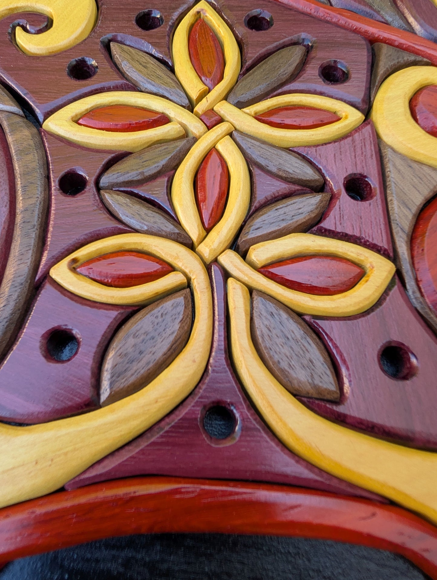 Goderich Celtic Roots Festival 2026 'Boar of Wisdom' Intarsia Artwork