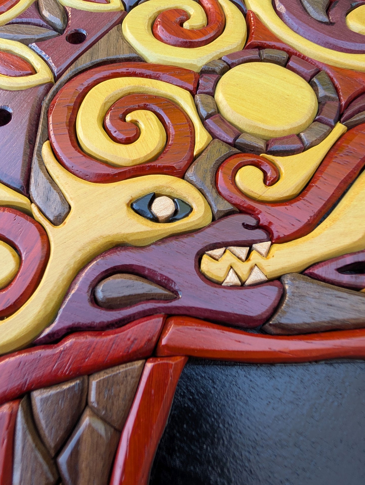 Goderich Celtic Roots Festival 2026 'Boar of Wisdom' Intarsia Artwork