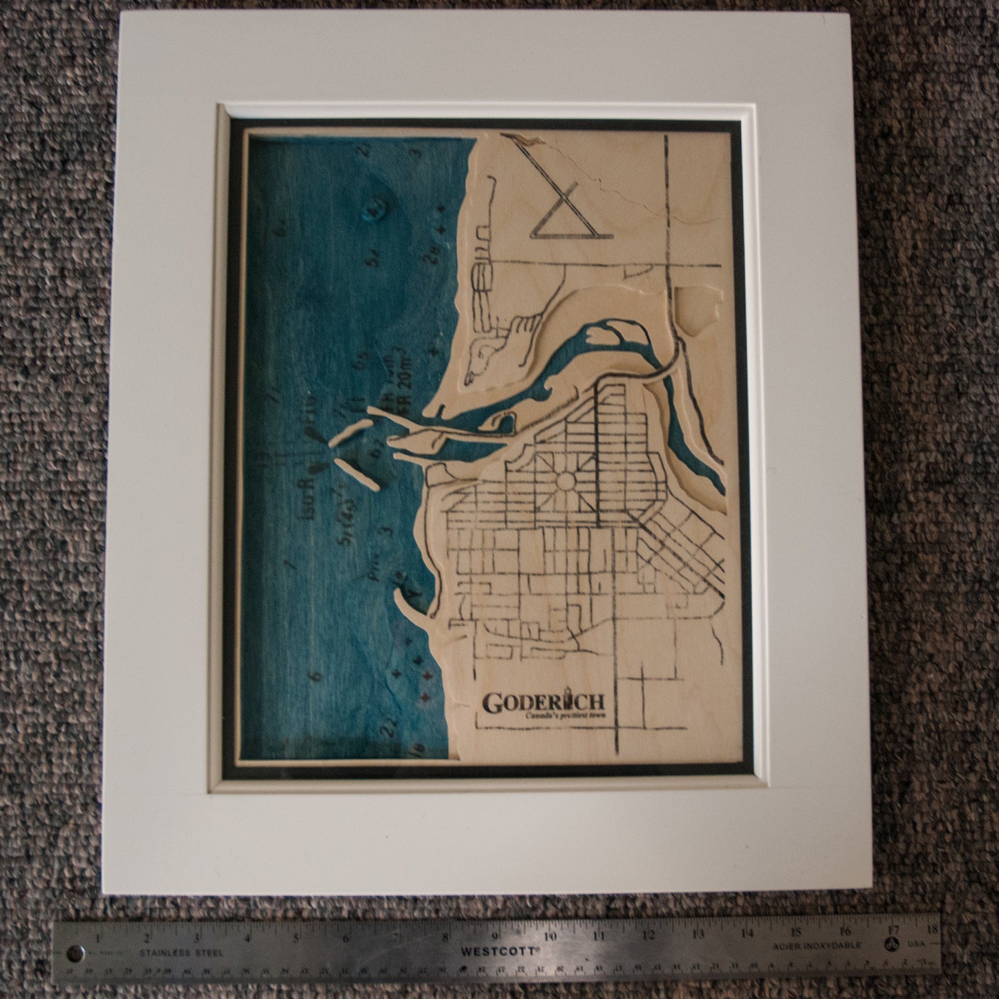 3D Map and Marine Chart of Goderich