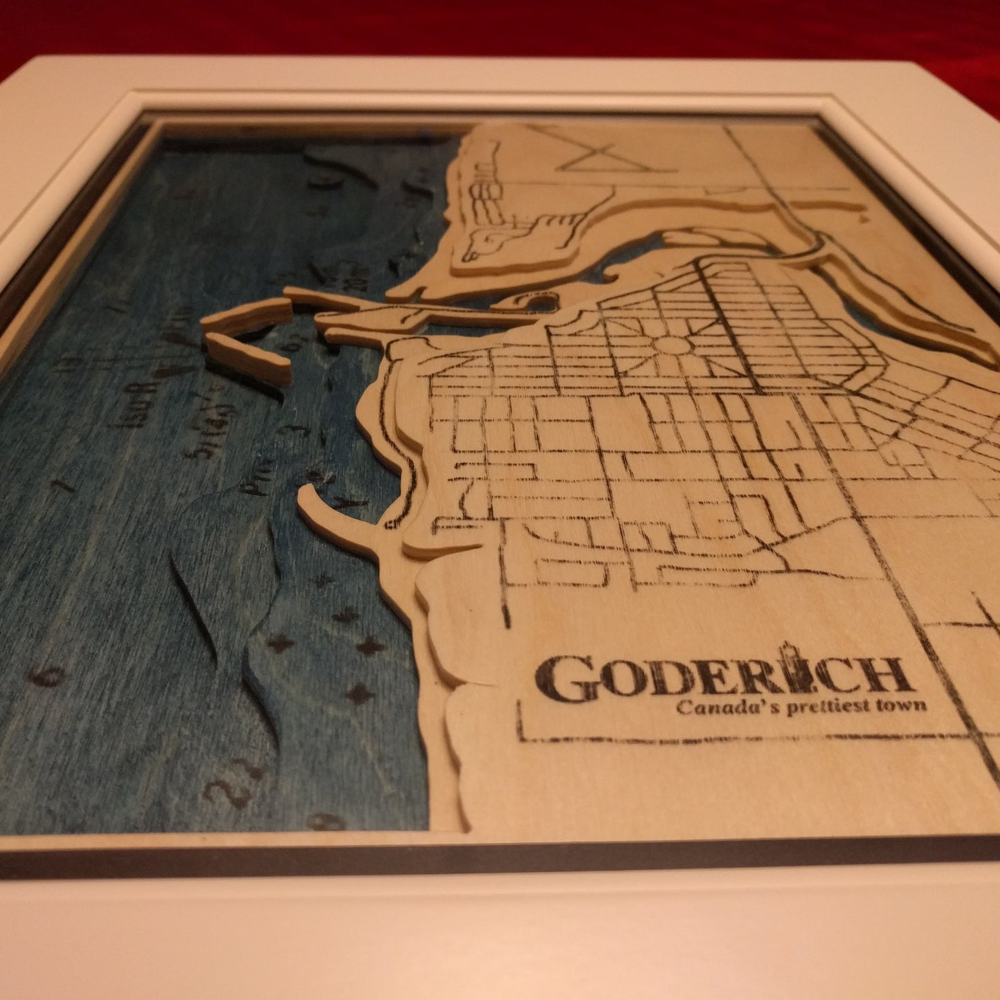 3D Map and Marine Chart of Goderich