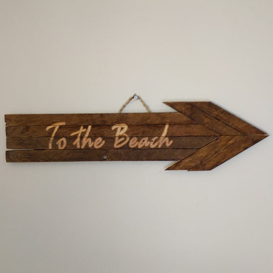 Tobacco Stick - 'To the Beach' Sign