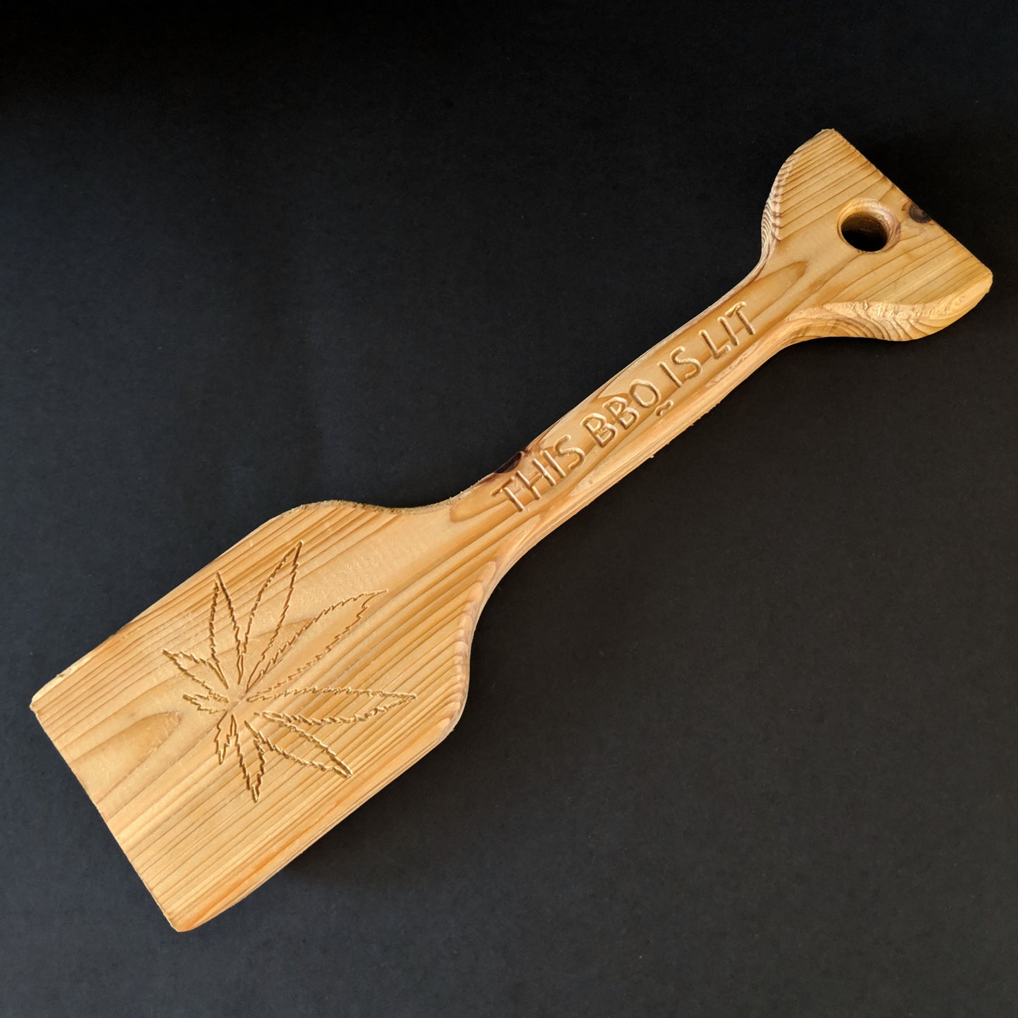 Cedar BBQ Scraper (Various Designs/Fully Customizable)