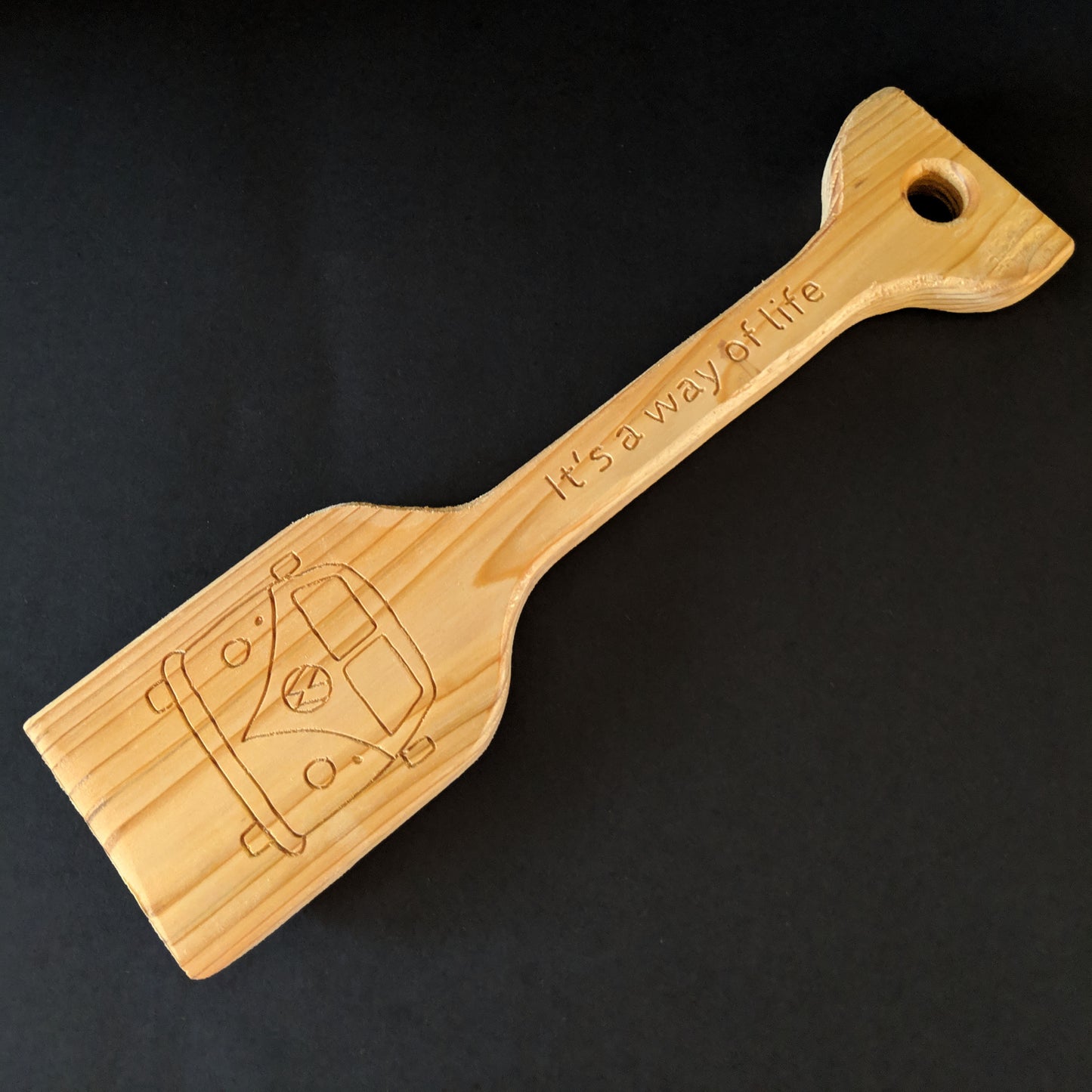 Cedar BBQ Scraper (Various Designs/Fully Customizable)