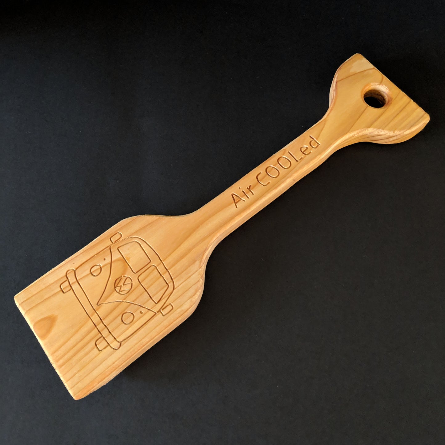 Cedar BBQ Scraper (Various Designs/Fully Customizable)