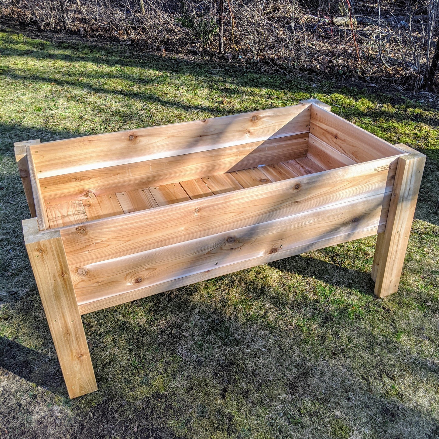 Raised Cedar Planter Box (Various Options)