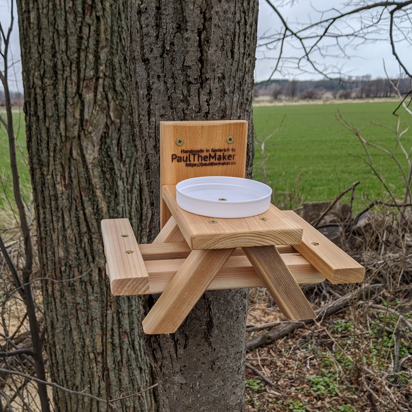 JuniorMaker Picnic Table Squirrel Feeder Kit