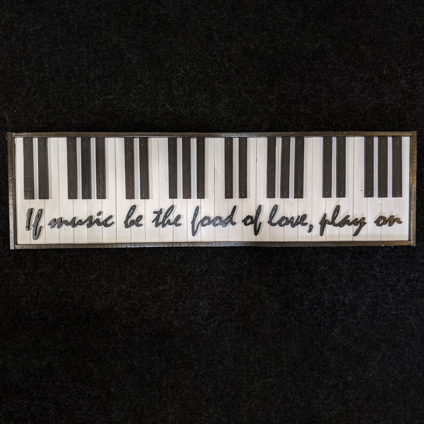 Reclaimed one-of-a-kind wooden piano artwork
