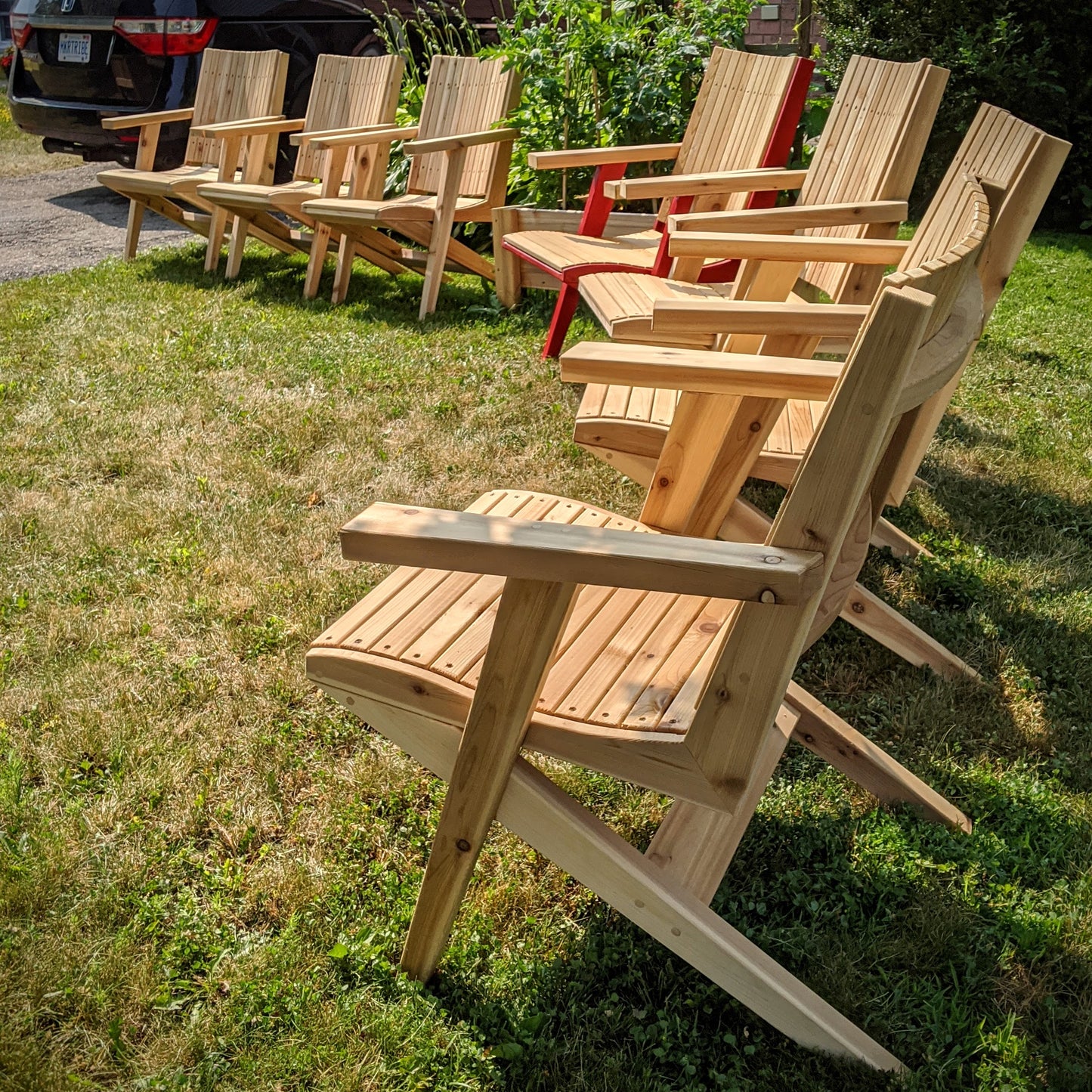 Cedar Modern Adirondack Chair