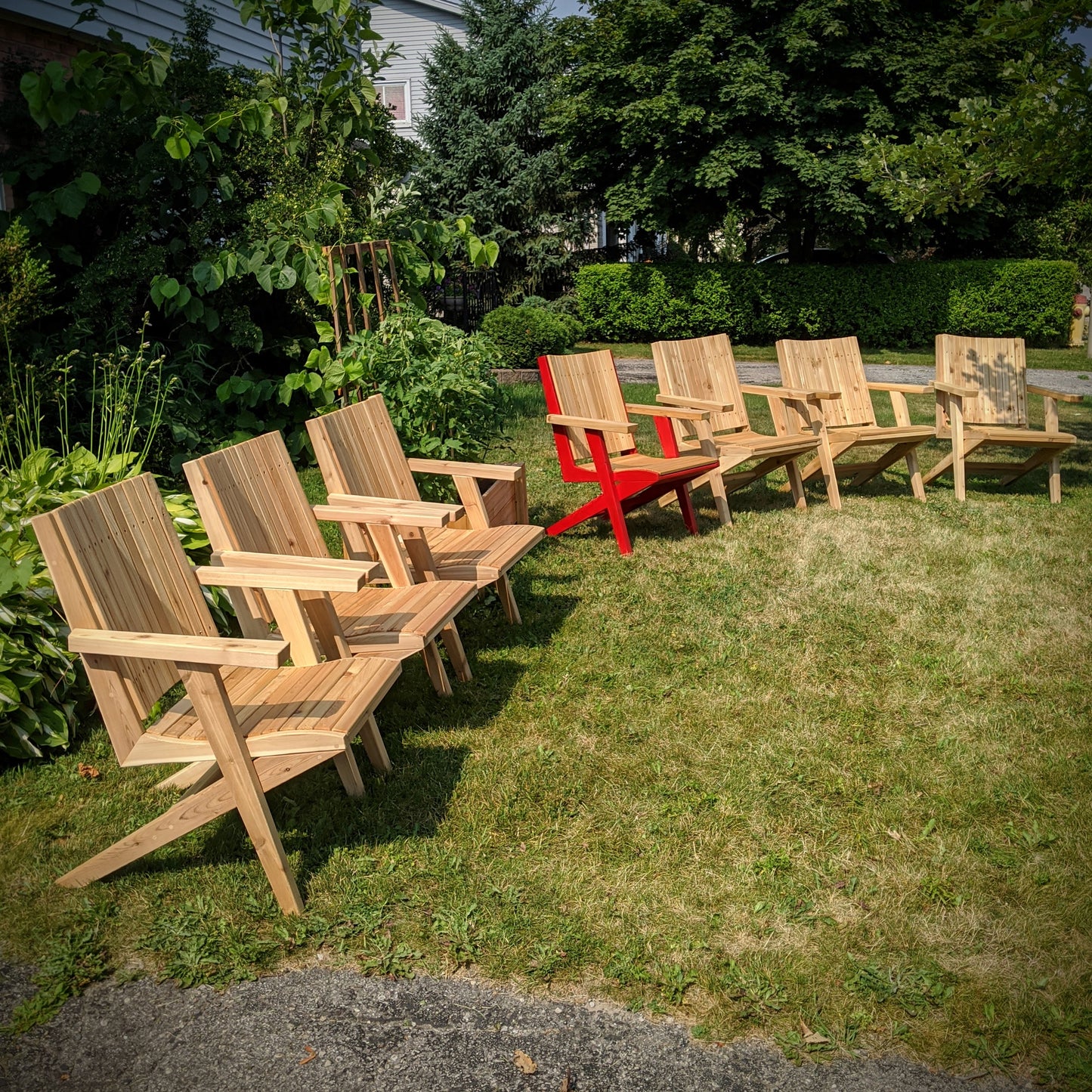 Cedar Modern Adirondack Chair