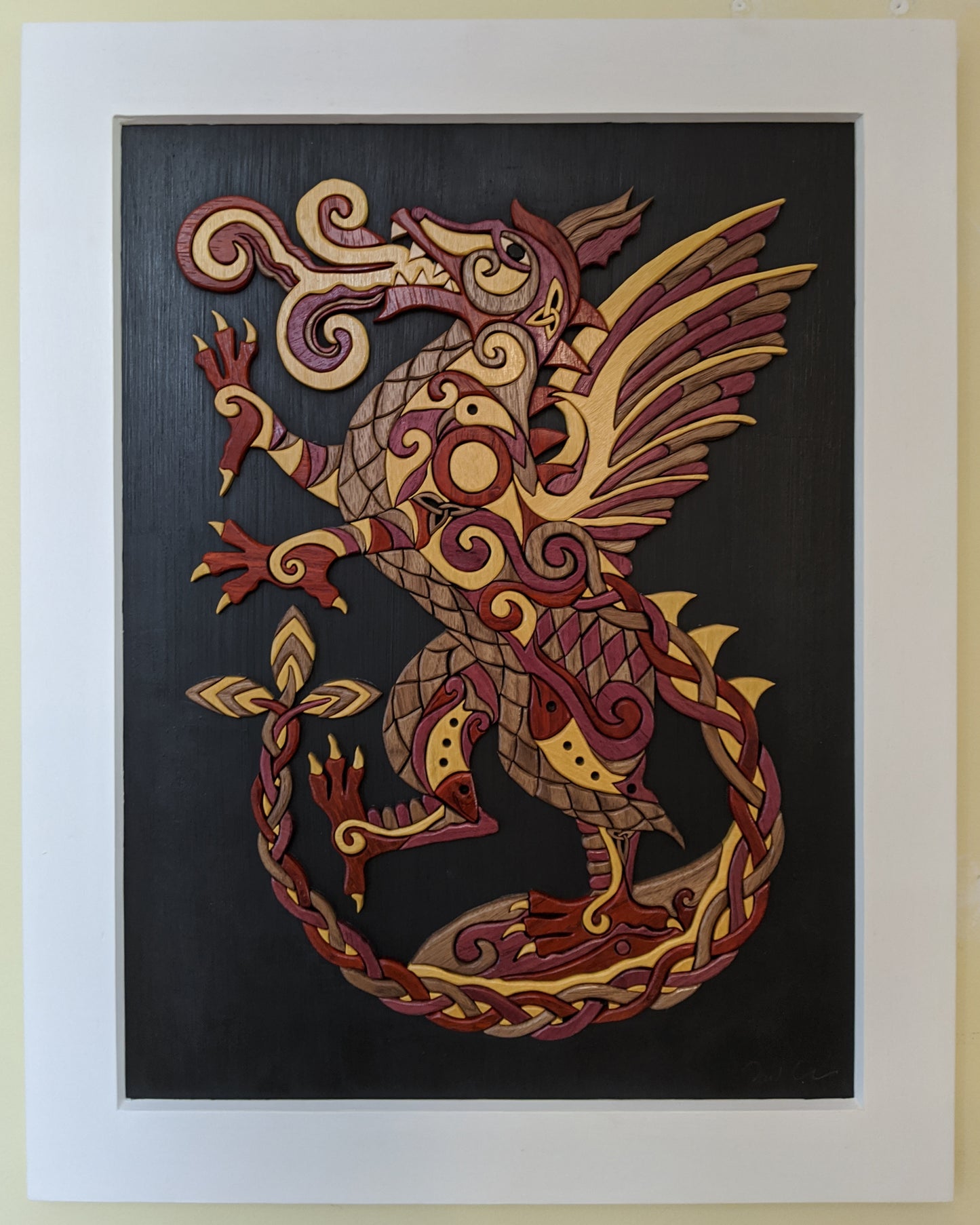 Goderich Celtic Roots Festival 2020 'Fire Dragon' Intarsia