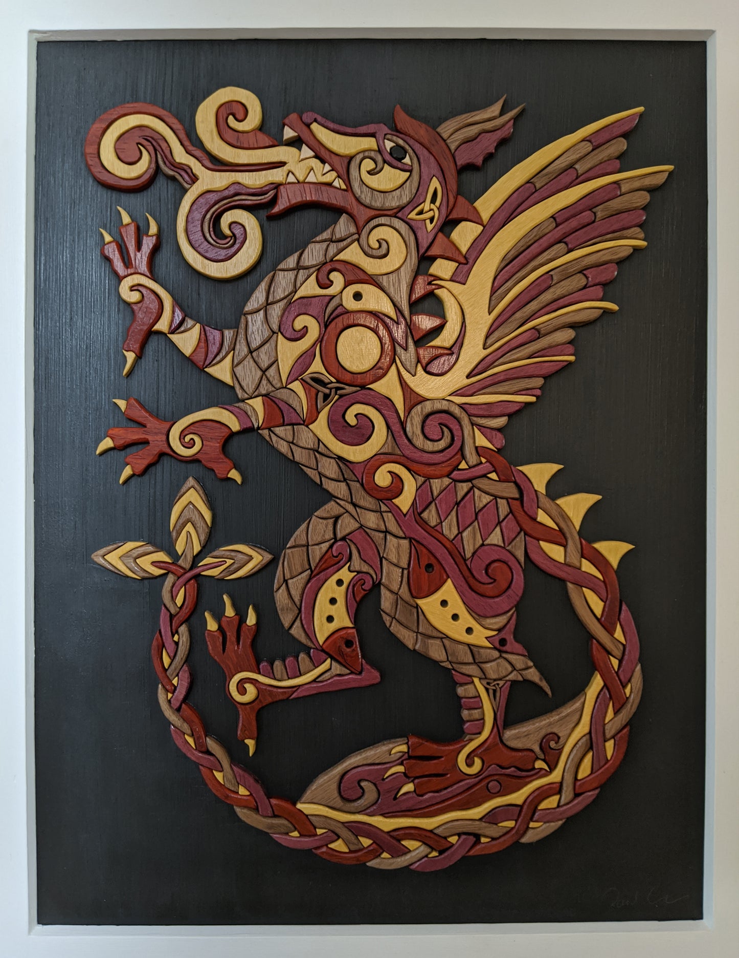 Goderich Celtic Roots Festival 2020 'Fire Dragon' Intarsia