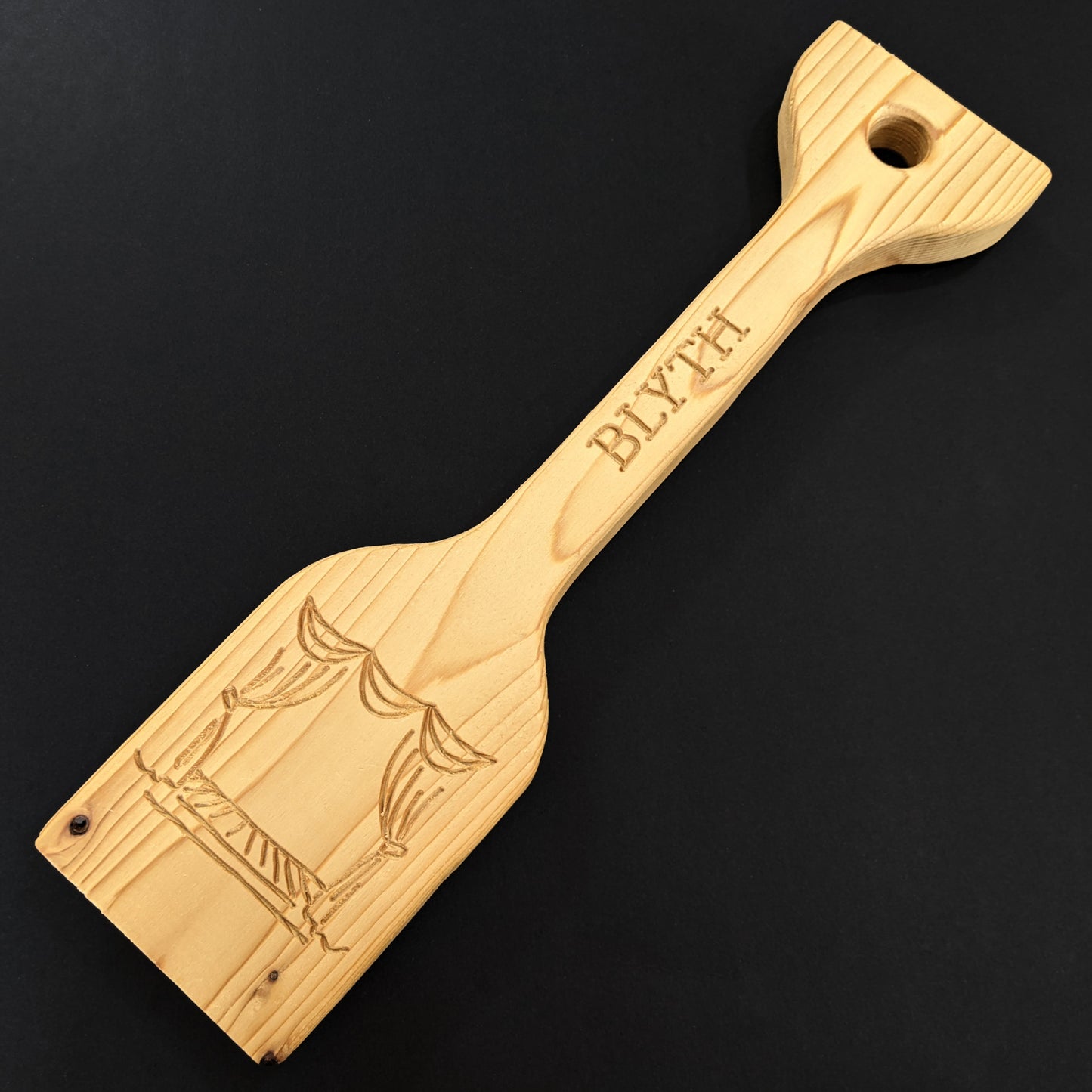 Cedar BBQ Scraper (Various Designs/Fully Customizable)