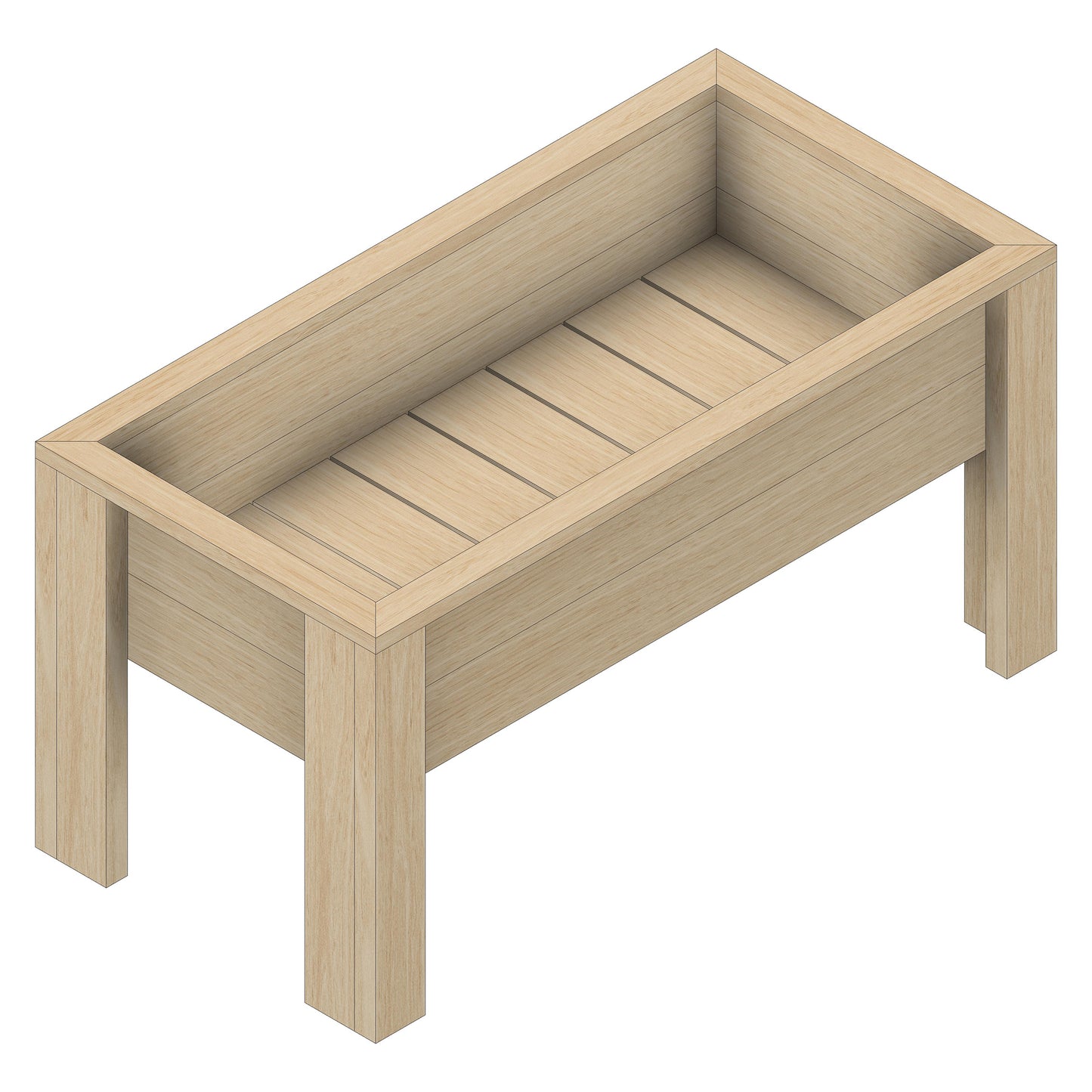 Raised Cedar Planter Box (Various Options)