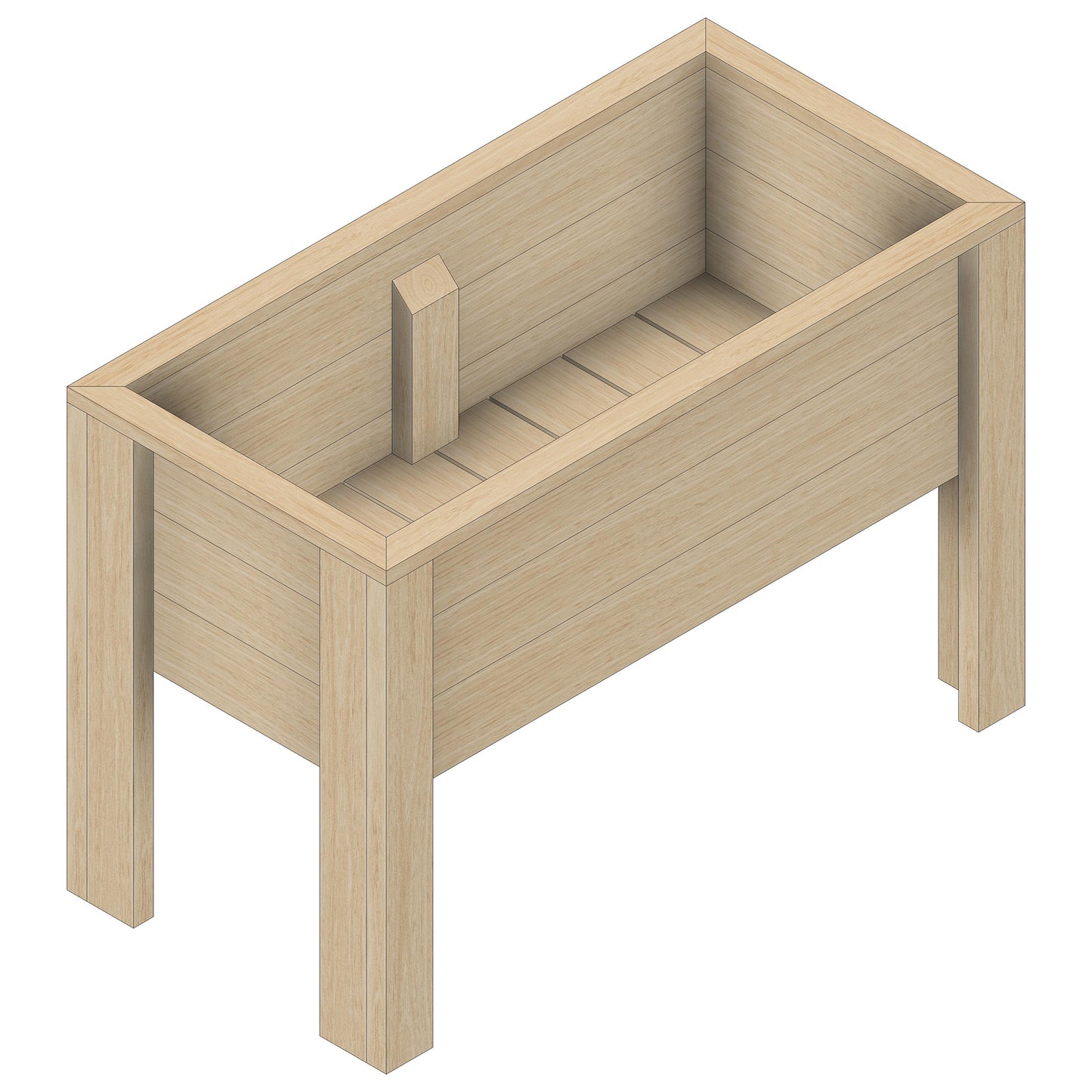 Planter Box (48" x 24" x 32") Deluxe